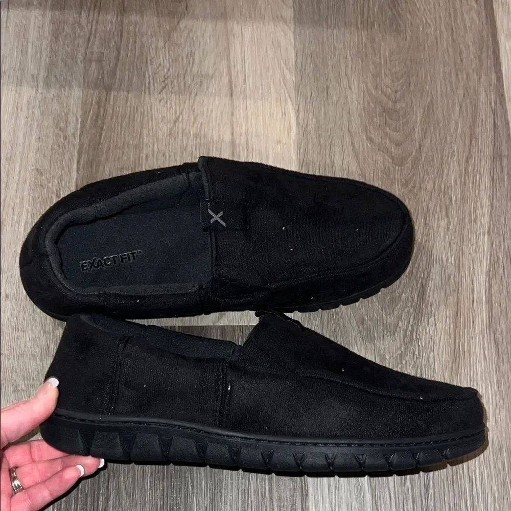 Men's Black Slip-On Shoes